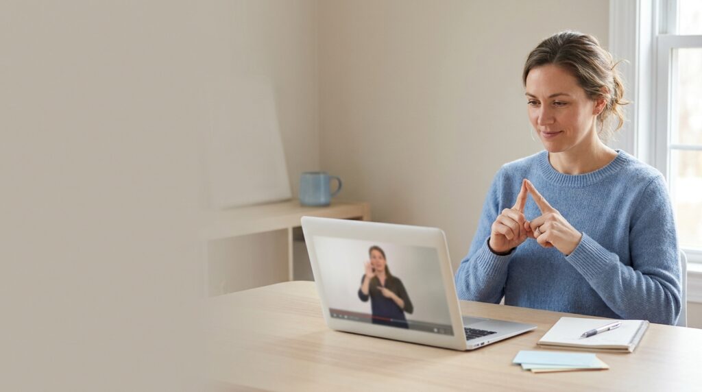 How to Learn American Sign Language at Home: A Beginner’s Plan