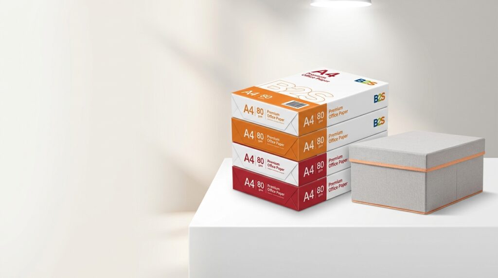 กระดาษ DOUBLE A A4 80 แกรม ราคาเท่าไหร่? ซื้อ 4 กล่องรับฟรีที่ B2S